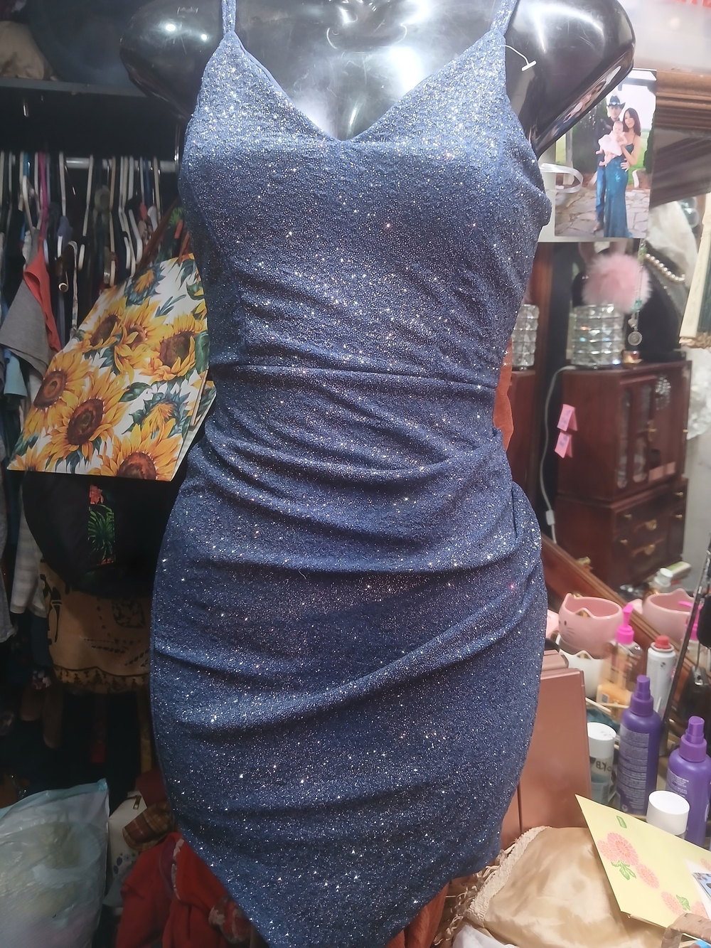 Windsor Sparkle Navy Mini Dress